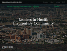 Tablet Screenshot of oklahomahealthcenter.com